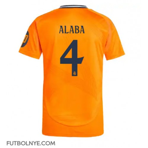 Camiseta Real Madrid David Alaba #4 Visitante Equipación 2024-25 manga corta